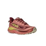  Giày Chạy Bộ Nữ Hoka Challenger 8 Wide Trail - Blush / Dark Cedar 