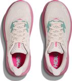  Giày Chạy Bộ Nữ Hoka Clifton 10 Wide Road - Rose Cream / Dried Rose 