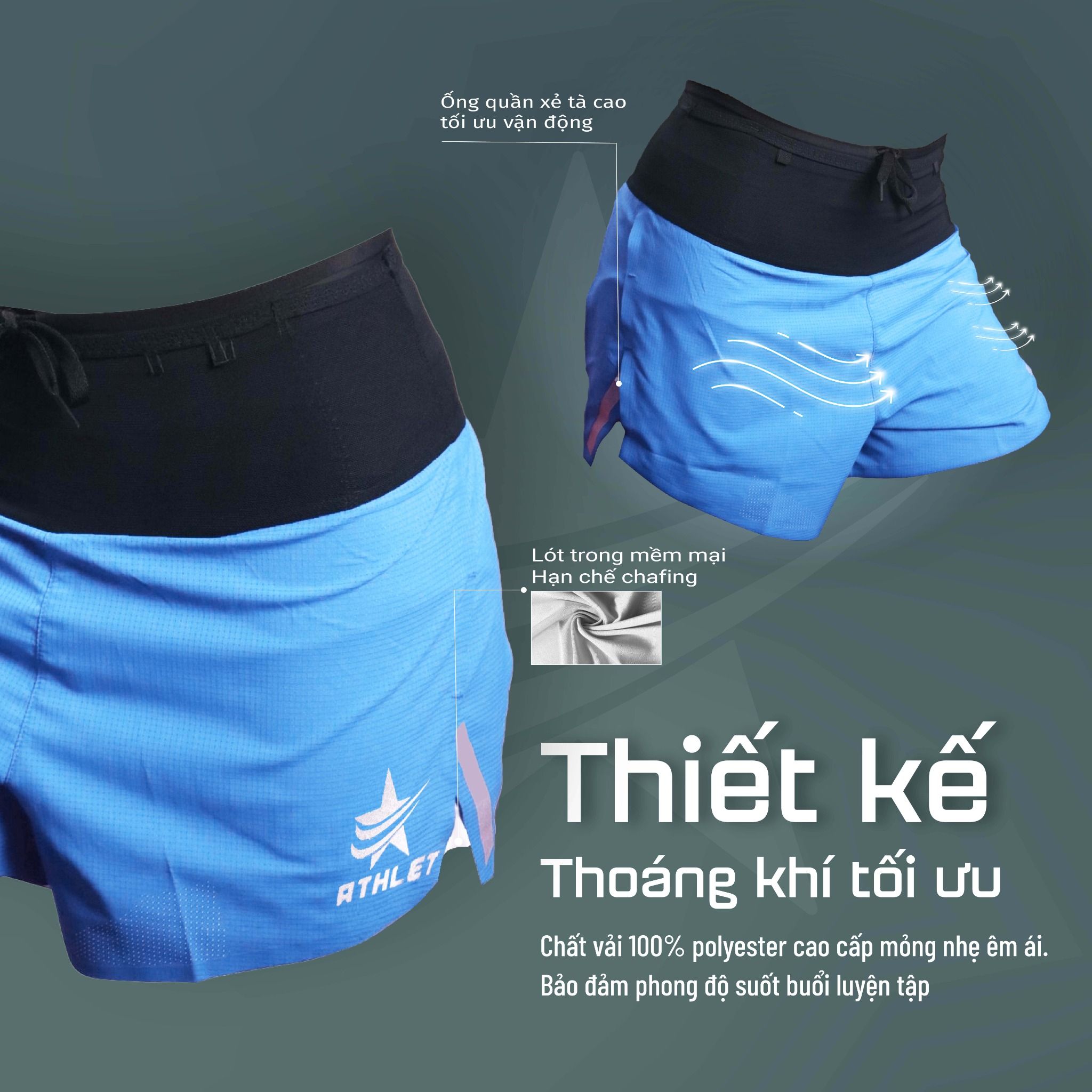 Vải cao cấp, thoáng khí