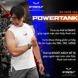  Áo Tanktop Wolf Active Powertank 188, Áo Ba Lỗ Gym, Chất Vải Mềm Mịn, Thoáng Khí, Co Giãn 4 Chiều 