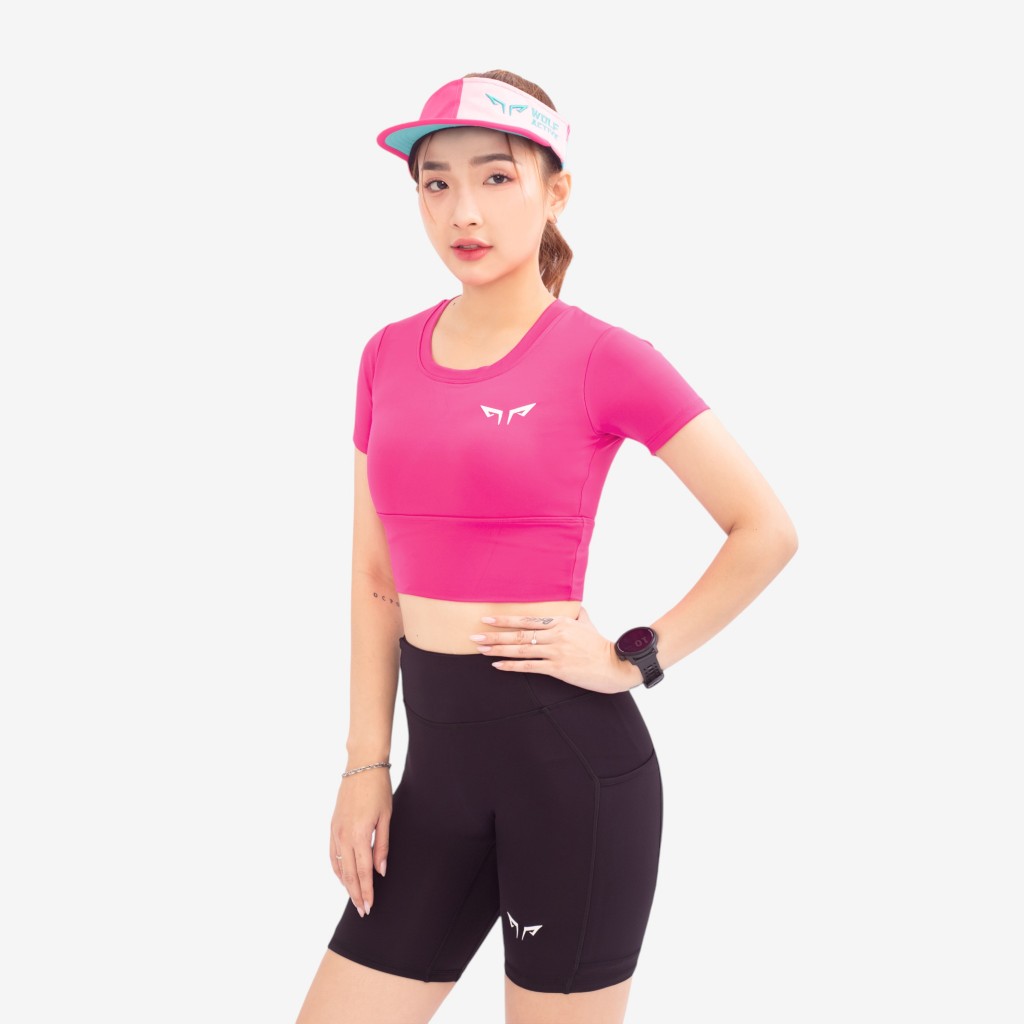 Áo croptop thể thao nữ Wolf Active Flexfit W216