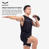  Áo Tanktop Gym Wolf Active Fitpro W145, Áo Tanktop Gym Nam, Chất Vải Nhẹ, Nhanh Khô, Thoáng Khí 