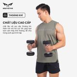  Áo Tanktop Gym Wolf Active Fitpro W145, Áo Tanktop Gym Nam, Chất Vải Nhẹ, Nhanh Khô, Thoáng Khí 