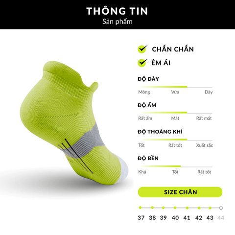 Tất/vớ cổ ngắn upper you light cushion spm2002