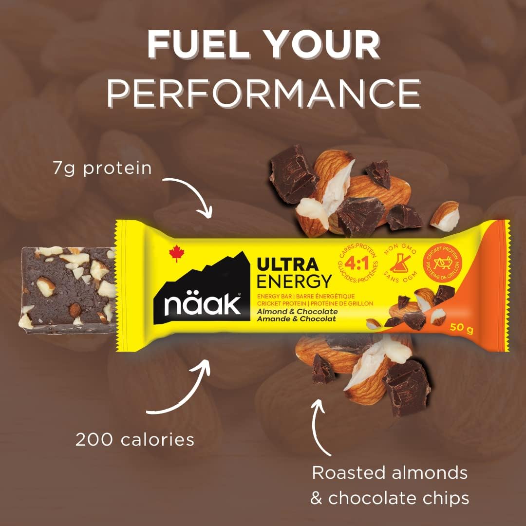 Thanh năng lượng naak 50gr - hạnh nhân & chocolate