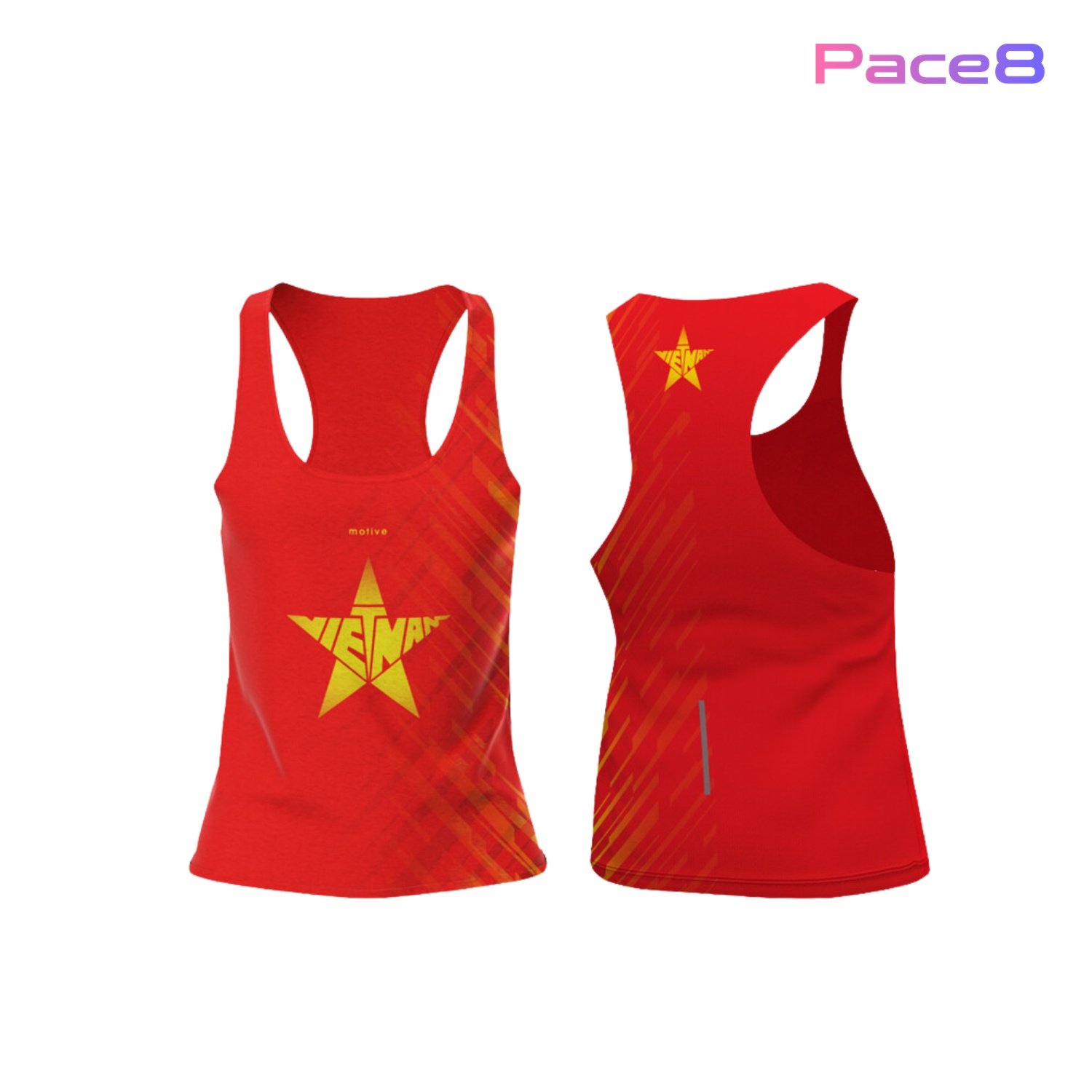 Áo thể thao chạy bộ nữ motive woman singlet việt nam