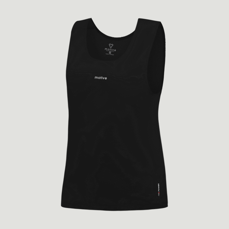 Áo thun thể thao chạy bộ nữ motive woman simple color singlet - màu đen