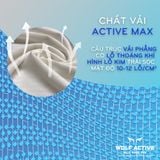  Áo chạy bộ nữ cờ đỏ sao vàng W01, chất vải Active Max cao cấp, mềm mịn, co giãn 4 chiều 