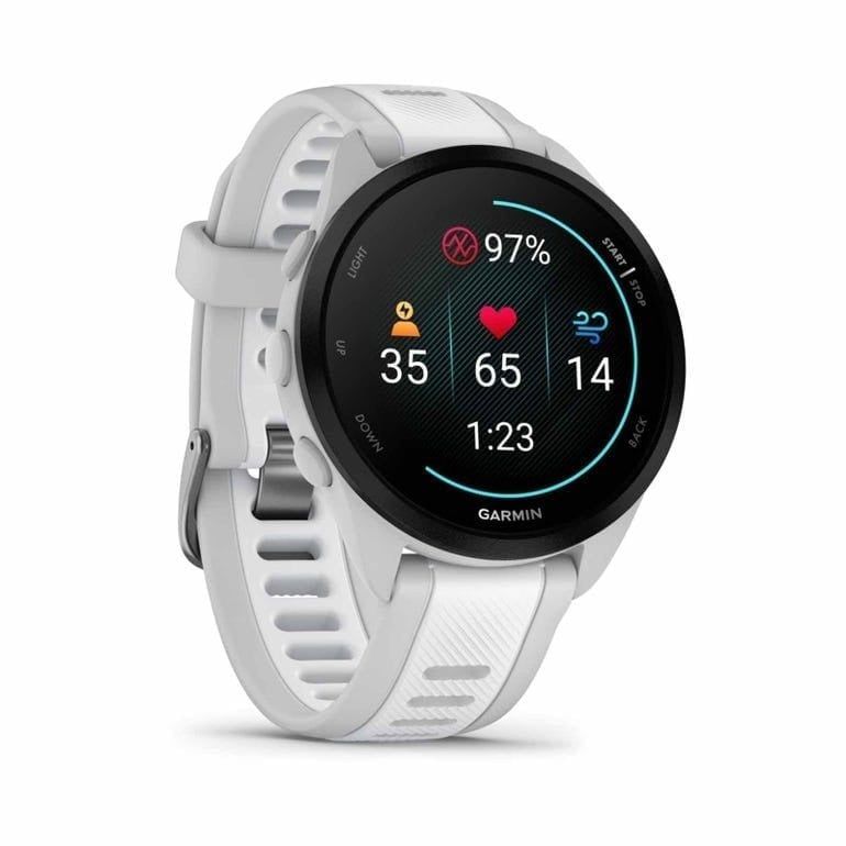  Đồng Hồ Garmin Forerunner 165 GPS - Mist Gray / Whitestone 