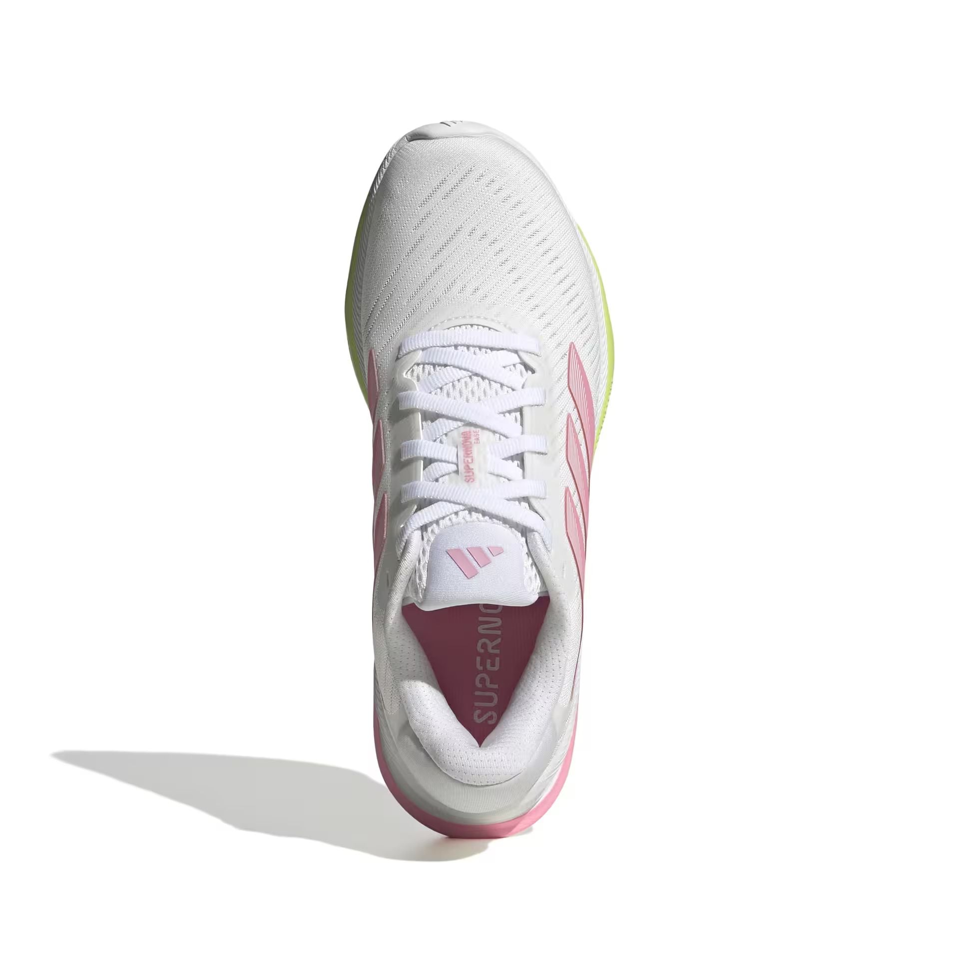  Giày Chạy Bộ Nữ Adidas Supernova Ease - White / Pulse Lime / Pink 