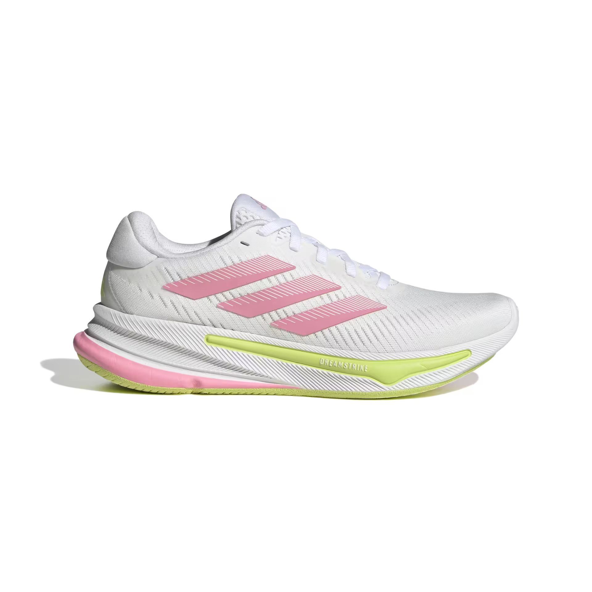  Giày Chạy Bộ Nữ Adidas Supernova Ease - White / Pulse Lime / Pink 