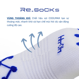  Tất Chạy Bộ Re.Socks Hyper X - Màu Đỏ 