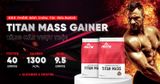  TITAN MASS Weight Mass Gainer gói 2kg - Sữa Tăng Cân và Cơ Nạc cao cấp 