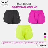  Quần Chạy Bộ Nữ Wolf Active Essential Run V2 W112, Form Dáng Cực Đẹp, Chất Vải Siêu Nhẹ, Nhanh Khô 