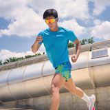  Áo thun thể thao chạy bộ nam MOTIVE Men Basic Color T-Shirt - Màu xanh dương 