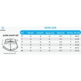  Quần Short thể thao chạy bộ nữ đa năng MOTIVE WOMAN SHORT BELT - Màu đen/Xanh họa tiết 