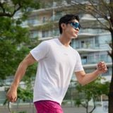  Áo thun thể thao chạy bộ nam MOTIVE Men Basic Color T-Shirt - Màu trắng 