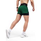  Quần Short thể thao chạy bộ nam đa năng MOTIVE MEN SHORT BELT - Màu xanh lá 