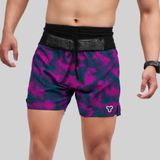  Quần Short thể thao chạy bộ nam đa năng MOTIVE MEN SHORT BELT - Màu hồng họa tiết 