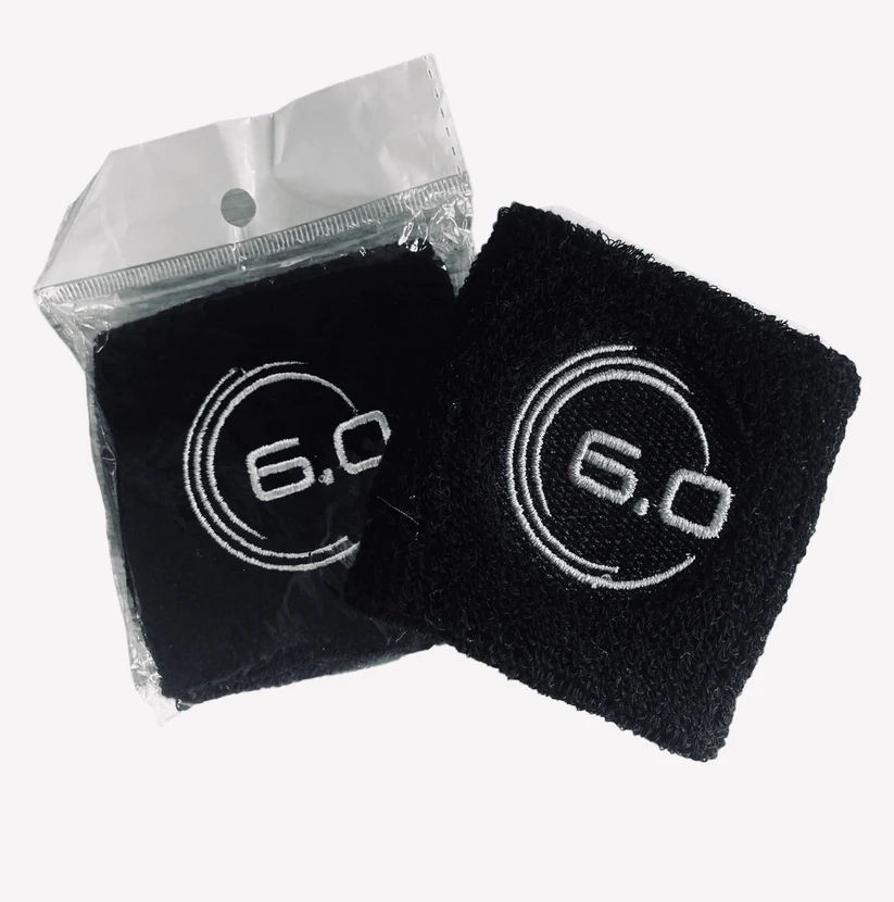  Khăn Quấn Cổ Tay Six Zero Thấm Mồ Hôi Sweat Wrist Band - Black 