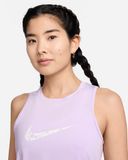  Áo Singlet Chạy Bộ Nữ Nike One - Lilac Bloom/White 