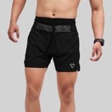  Quần Short thể thao chạy bộ nam đa năng MOTIVE MEN SHORT BELT - Màu đen 
