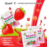  Bột Điện Giải Hòa Tan Royal-D Electrolyte Beverage - Vị Dâu 