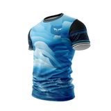  Áo Chạy Bộ Wolf Active Mây Trời Tây Bắc W37, Chất Vải Active Thoáng Mát, Nhẹ Nhàng, Thấm Hút Mồ Hôi 