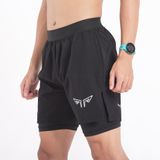  Quần 2 Lớp Thể Thao Wolf Active Essential V1 W110, Quần 2 Lớp Chạy Bộ, Tập Gym Chất Vải Cao Cấp 