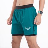  Quần 2 Lớp Thể Thao Wolf Active Essential V1 W110, Quần 2 Lớp Chạy Bộ, Tập Gym Chất Vải Cao Cấp 