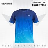  Áo thể thao Pickleball, chạy bộ nam Essential W91, chất vải Maxcool mềm mịn, co giãn 4 chiều 