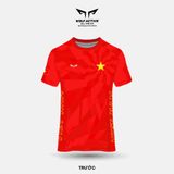  Áo chạy bộ nam nữ Wolf Active cờ đỏ sao vàng W234, bứt phá đường đua với tinh thần việt 