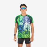  Áo Thun Chạy Bộ Nam Wolf Active Fern Cell W265, Chất Vải Wolf Active Siêu Nhẹ, Thoáng Khí, Đẹp Mắt 