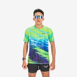  Áo Thun Chạy Bộ Nam Wolf Active The Leaf W260, Thiết Kế Đẳng Cấp, Vải Siêu Nhẹ, Thoáng Khí, Cực Mát 