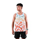  Áo Chạy Bộ Singlet Wolf Active Mạch Ngầm W29, Chất Vải Mỏng Nhẹ, Nhanh Khô, Co Giãn 4 Chiều 