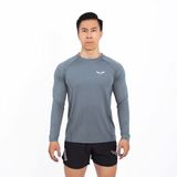  Áo Dài Tay Thể Thao Nam Wolf Active Gym Essential 203, Chất Vải Mềm Mịn,Thoáng Khí, Co Giãn 4 Chiều 