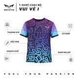  Áo Chạy Bộ Nam Wolf Active Vui Vẻ 1 W34, Chất Vải Wolf Active Cao Cấp Siêu Nhẹ, Nhanh Khô 