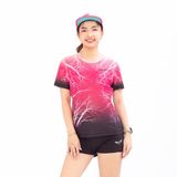  Áo Thun Chạy Bộ Nữ Wolf Active Winter Light W141, Chất Vải Wolf Active Nhẹ, Nhanh Khô, Tôn Dáng 