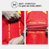  Áo thun thể thao trẻ em Wolf Active cờ đỏ sao vàng W300, chất vải siêu nhẹ, thoáng mát 