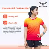  Áo Chạy Bộ Nữ Run Original 73, Áo Chạy Bộ Chất Vải Wolf Active, Nhanh Khô, Co Giãn 4 Chiều, Tôn Dáng 