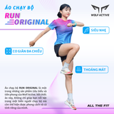  Áo Chạy Bộ Nữ Run Original 73, Áo Chạy Bộ Chất Vải Wolf Active, Nhanh Khô, Co Giãn 4 Chiều, Tôn Dáng 
