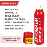  Chai Xịt Nóng Warm Spray Starbalm 150ml 