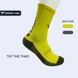  Tất Thể Thao Unisex Upper You Cổ Dài SPM4001 - Xanh bơ 