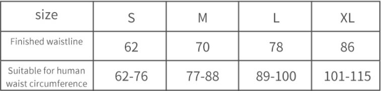 Bảng hướng dẫn chọn size