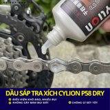  DẦU SÁP TRA XÍCH CYLION P58 DRY PHÙ HỢP CHO MÔI TRƯỜNG KHÔ RÁO, BỤI BẬM 