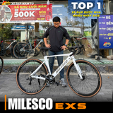  XE ĐẠP ĐUA MILESCO EXS GEN 4, KHUNG NHÔM, TAY ĐỀ LẮC, CỐI NỔ LỚN 