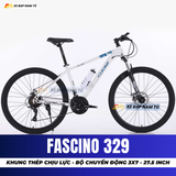  XE ĐẠP ĐỊA HÌNH FASCINO 329 KHUNG THÉP CƯỜNG LỰC, BỘ CHUYỂN ĐỘNG 3X7, BÁNH 27.5 INCH 