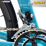  XE ĐẠP ĐUA LIFE LIGHT TRỤC GIỮA CỐT RỖNG, GROUPSET 2X11 
