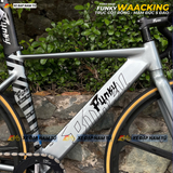  XE ĐẠP FIXEDGEAR FUNKY WAACKING, KHUNG NHÔM , MÂM 5 ĐAO XÉ GIÓ , TRỤC RỖNG 