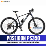  XE ĐẠP ĐỊA HÌNH POSEIDON PS350  GHI ĐÔNG LIỀN NGUYÊN KHỐI, ĐÙM BẠC ĐẠN CỐI NỔ LỚN 